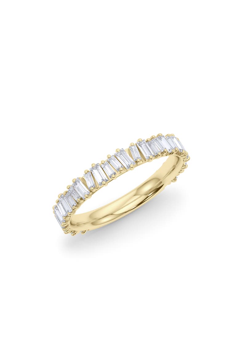 Lab Created Baguette Diamond Band Ring, Main, color, 18K YELLOW GOLD