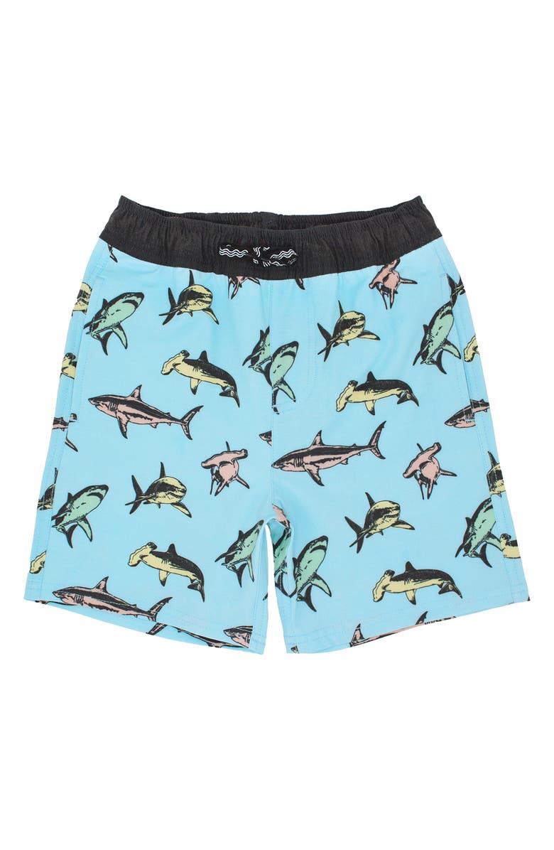 Feather 4 Arrow Kids' Sea Kings Swim Trunks, Main, color,