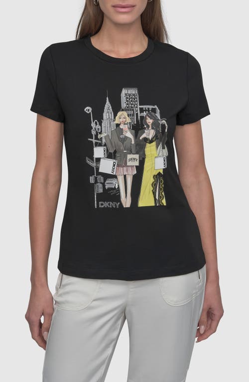 DKNY DKNY CHRYSLER CONVERSATIONAL GRAPHIC T-SHIRT