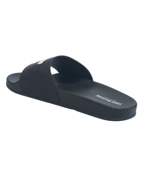 True Religion 112 Logo Slide In Black