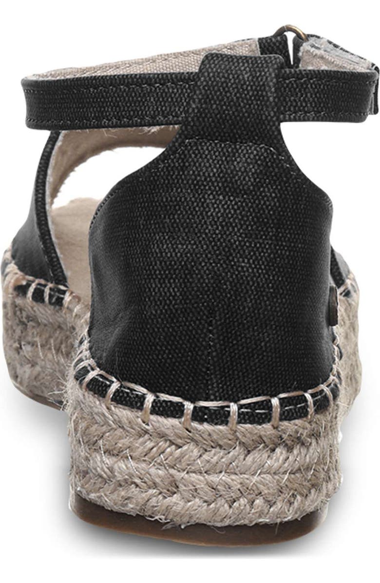 BEARPAW <p>Affagato Espadrille Sandal (Women)</p>, Alternate, color, Black