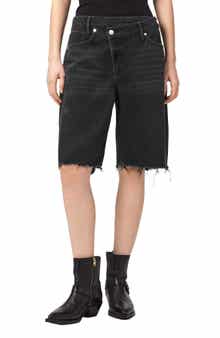 Aki Crossover Denim Shorts
