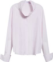 Givenchy Deconstructed Collar Silk Shirt