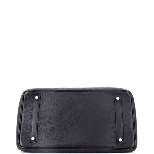 Pre-owned Hermes Hermes Birkin Handbag Black Togo With Palladium Hardware 35 In Black