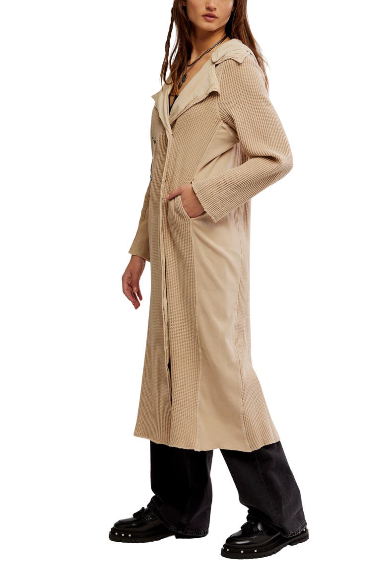 Landon Knit Duster, Alternate, color, SAND