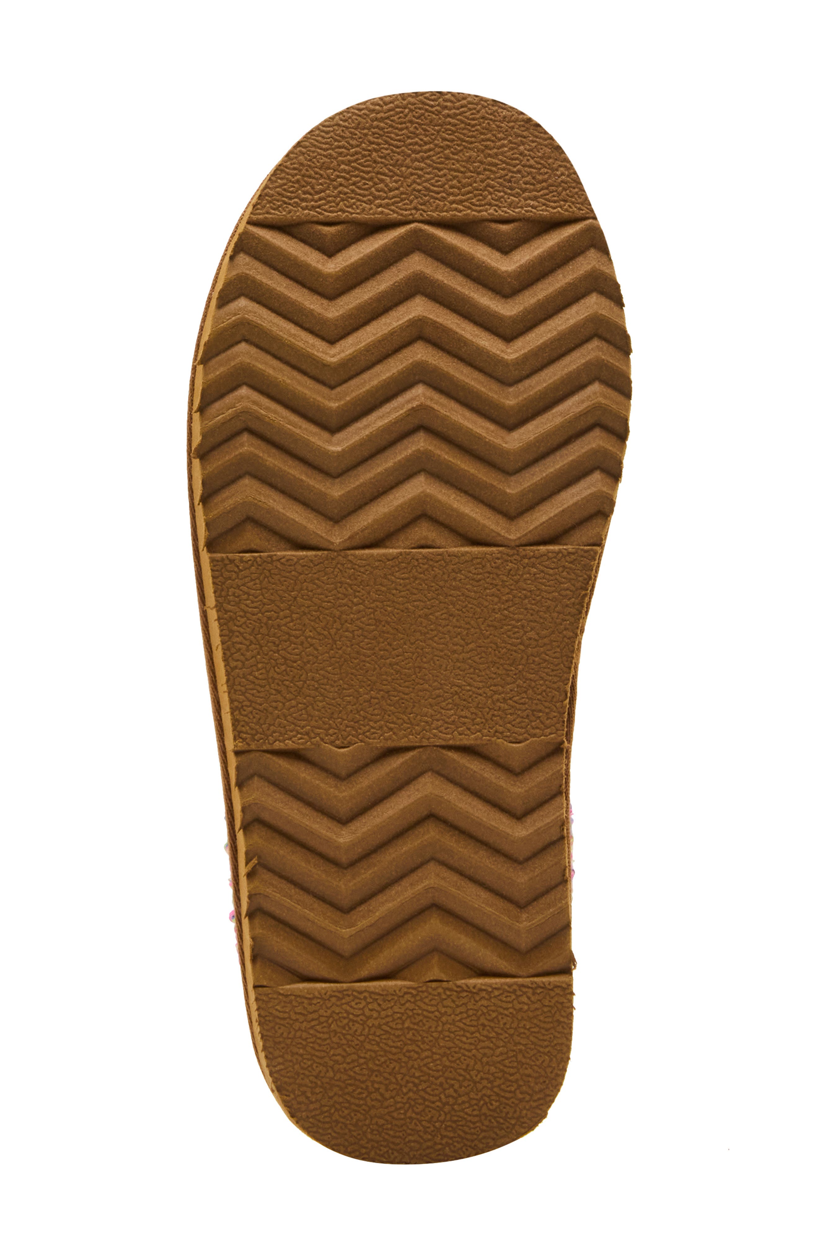 Steve Madden Kids'Jordy Faux Shearling Lined Slipper, Alternate, color, Cognac