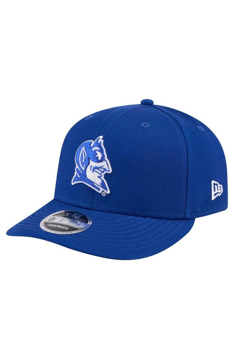 New Era Men's New Era Royal Duke Blue Devils Low Profile 9FIFTY Snapback Hat, Main, color, 