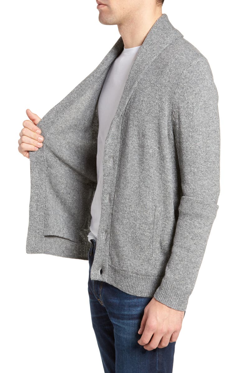 NORDSTROM MEN'S SHOP Shawl Collar Cardigan, Alternate, color, 