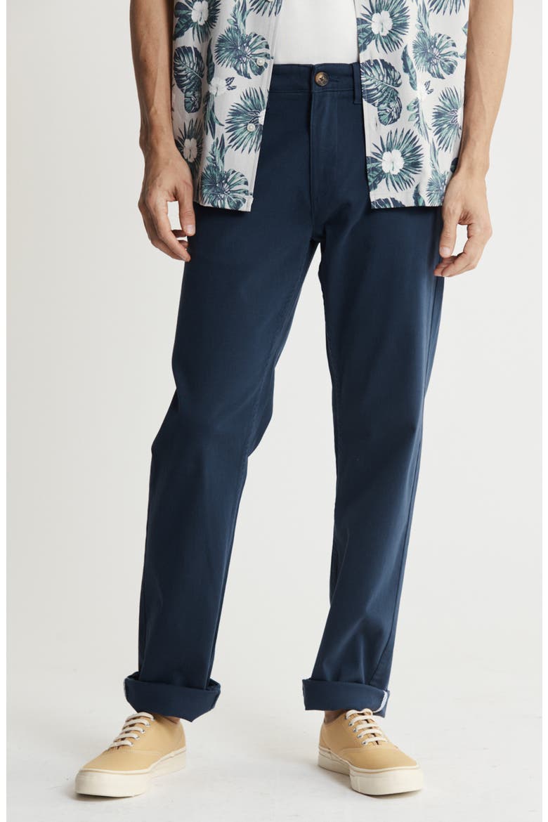 Classic Straight Leg Pants, Main, color, NAVY