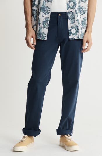 Jachs Classic Straight Leg Pants In Blue