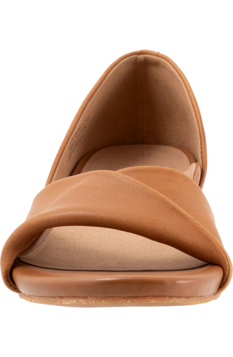 SoftWalk<sup>®</sup> Cypress Open Toe Flat, Alternate, color, Luggage