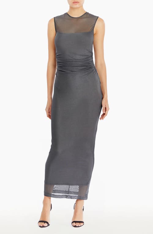 Amanda Uprichard Lyle Sleeveless Maxi Dress In Gray