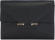 TOM FORD Double T Leather Shoulder Bag