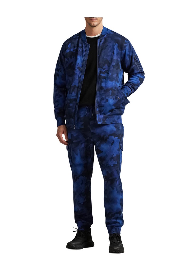 Big & Tall Double Knit Zip-Front Tech Sweatshirt, Alternate, color, SPY CAMO