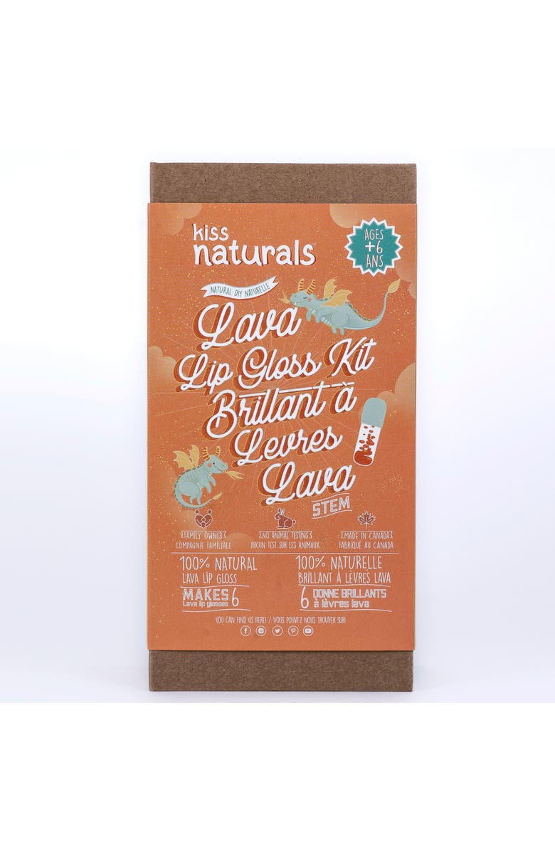 Kiss Naturals Diy Lava Lip Gloss Craft Kit for Kids, Main, color, Multicolored