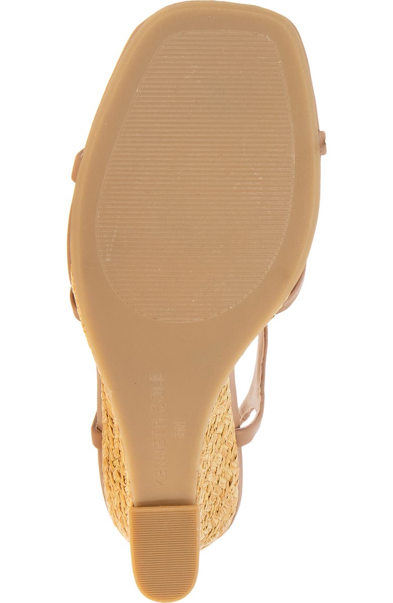 Kenneth Cole New York Freya Wedge Sandal, Alternate, color, Classic Tan