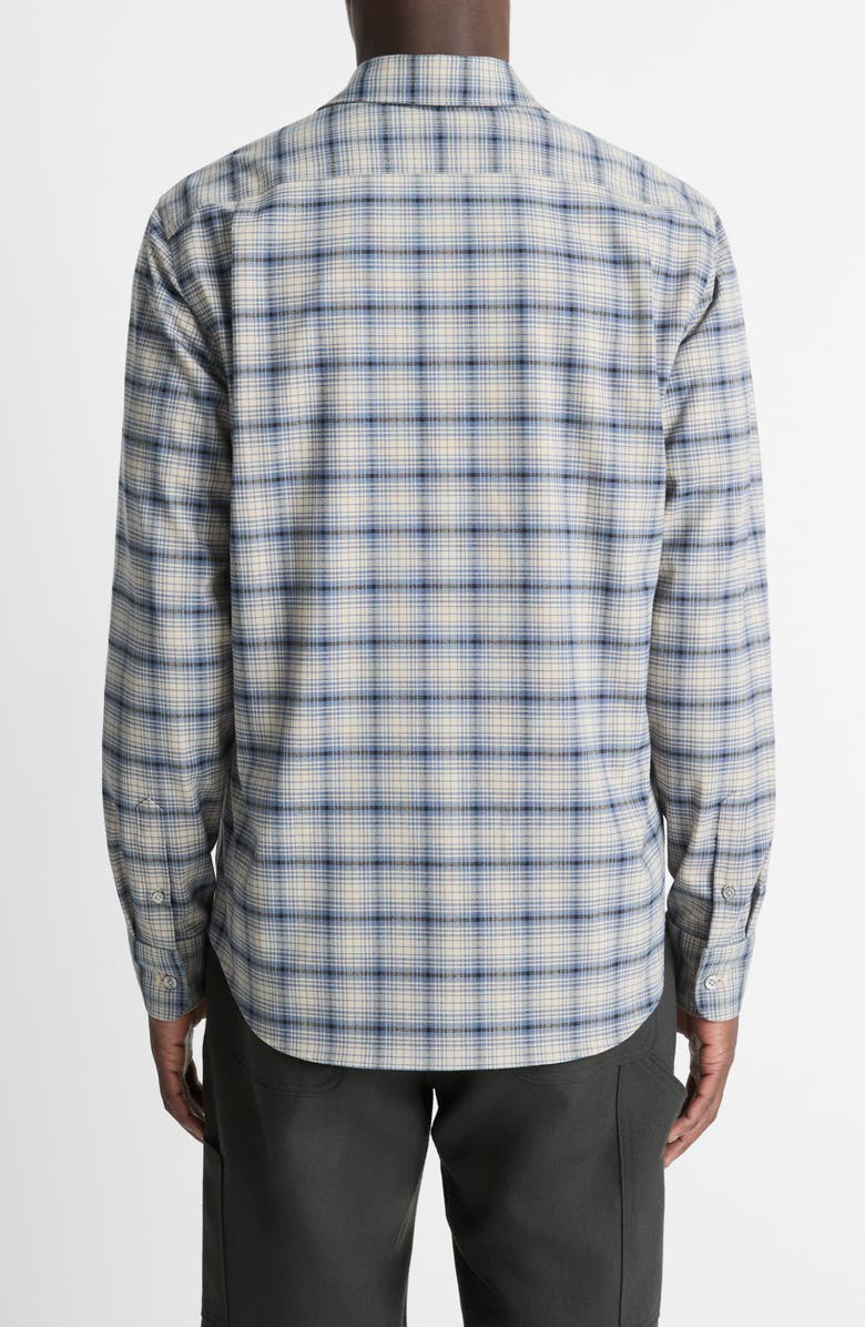 Vince Oceanic Plaid Button-Up Shirt, Alternate, color,