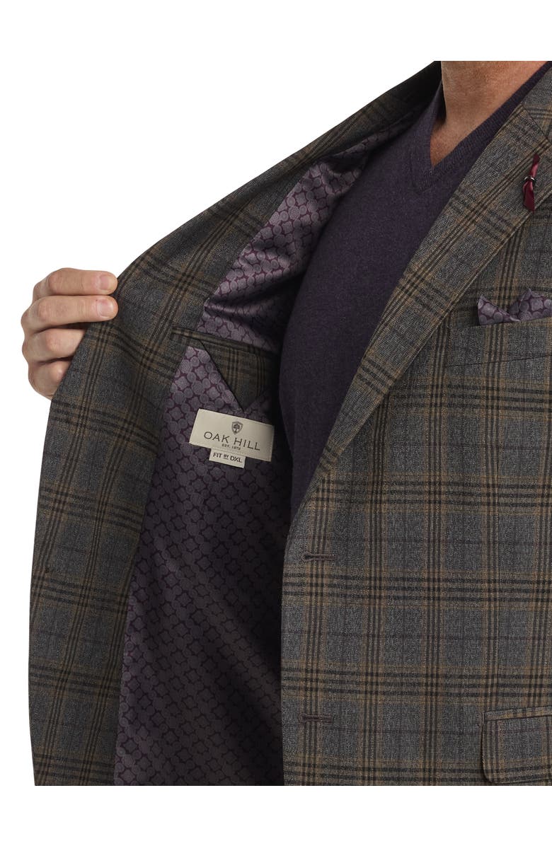 Oak Hill by DXL Multi Plaid Sport Coat, Alternate, color, 