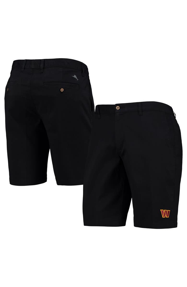 Tommy Bahama Men's Tommy Bahama Black Washington Commanders Boracay Tri-Blend Shorts, Main, color,