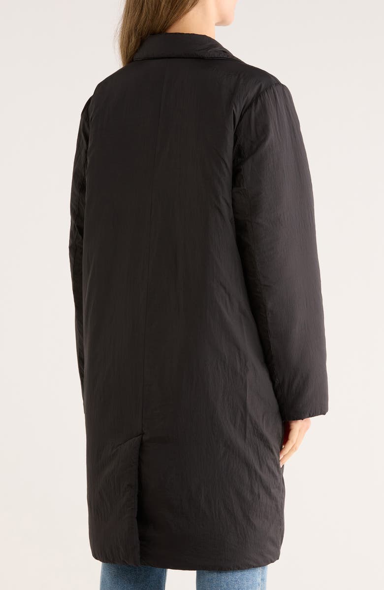 Bernardo Cloudweight Longline Coat, Alternate, color, Black