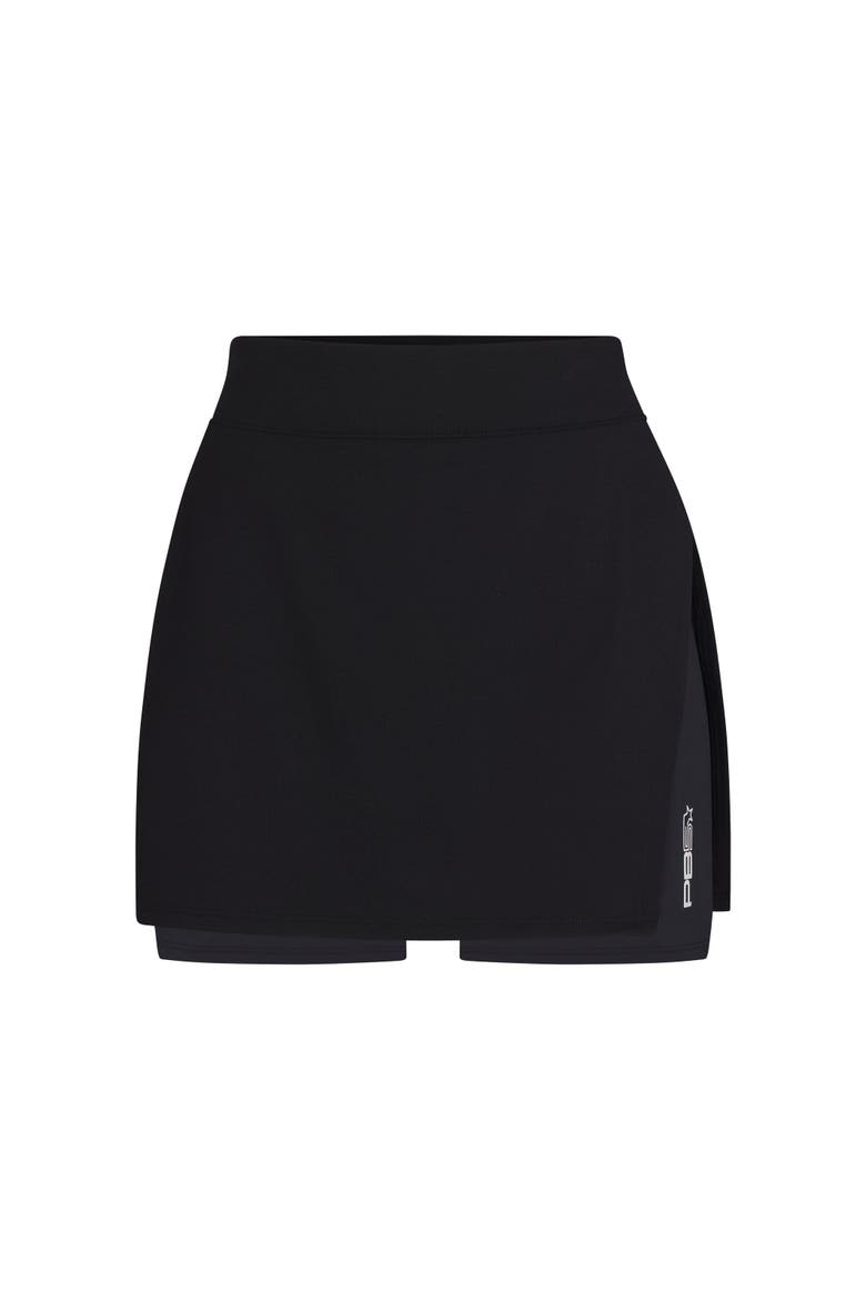 Side Split Skirt, Main, color, Black-Black
