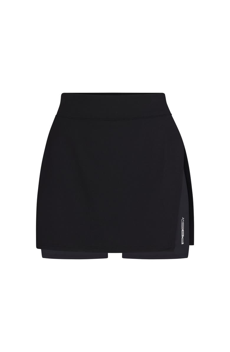 PB5star Side Split Skirt, Main, color, Black-Black