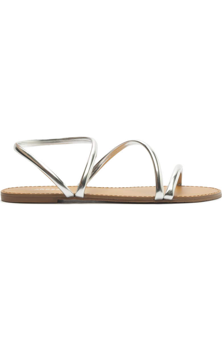 Arezzo Mikayla Sandal, Alternate, color, Silver