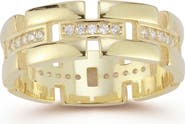 CHLOE AND MADISON Link Band Ring