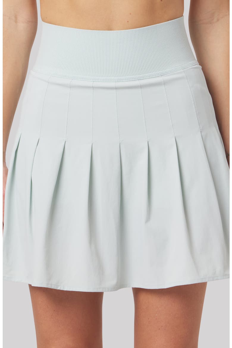 Serena Pleated Performance Skort, Alternate, color, PORCELAIN BLUE