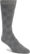 Nordstrom Textured Check Viscose Blend Socks