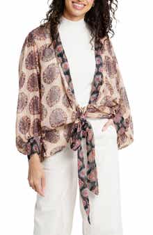 SAACHI Medallion Print Topper