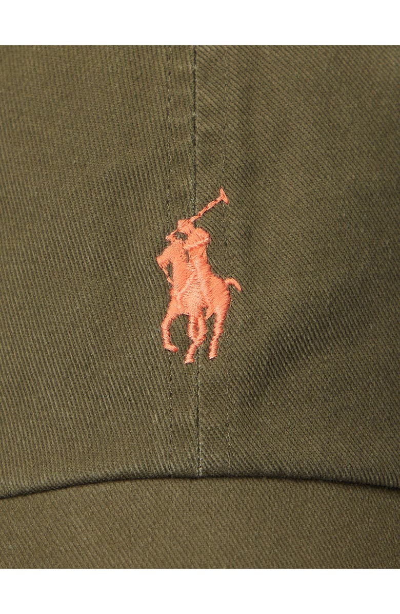 Polo Ralph Lauren The Iconic Cotton Chino Baseball Cap, Alternate, color, Canopy Olive