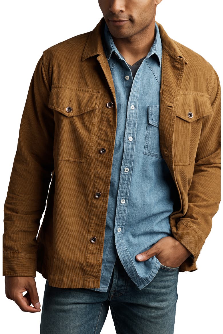 Odessa Cord Field Jacket, Main, color, AMBER GRAIN