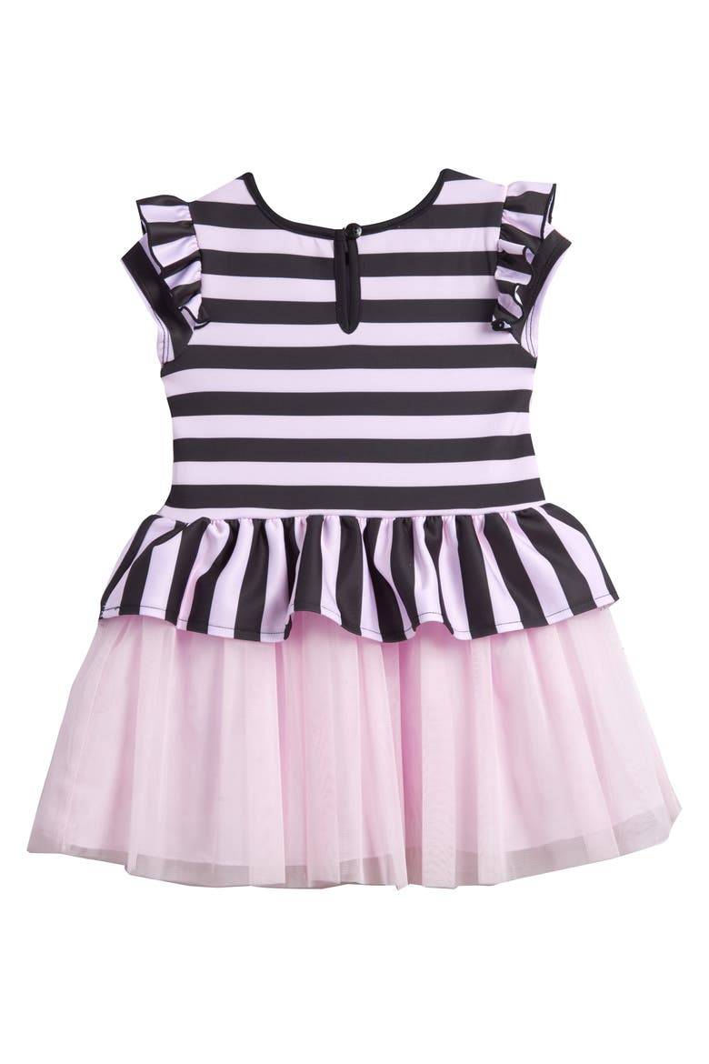 Mickey Mouse & Minnie Mouse Tutu Dress, Alternate, color, PINK/ BLACK