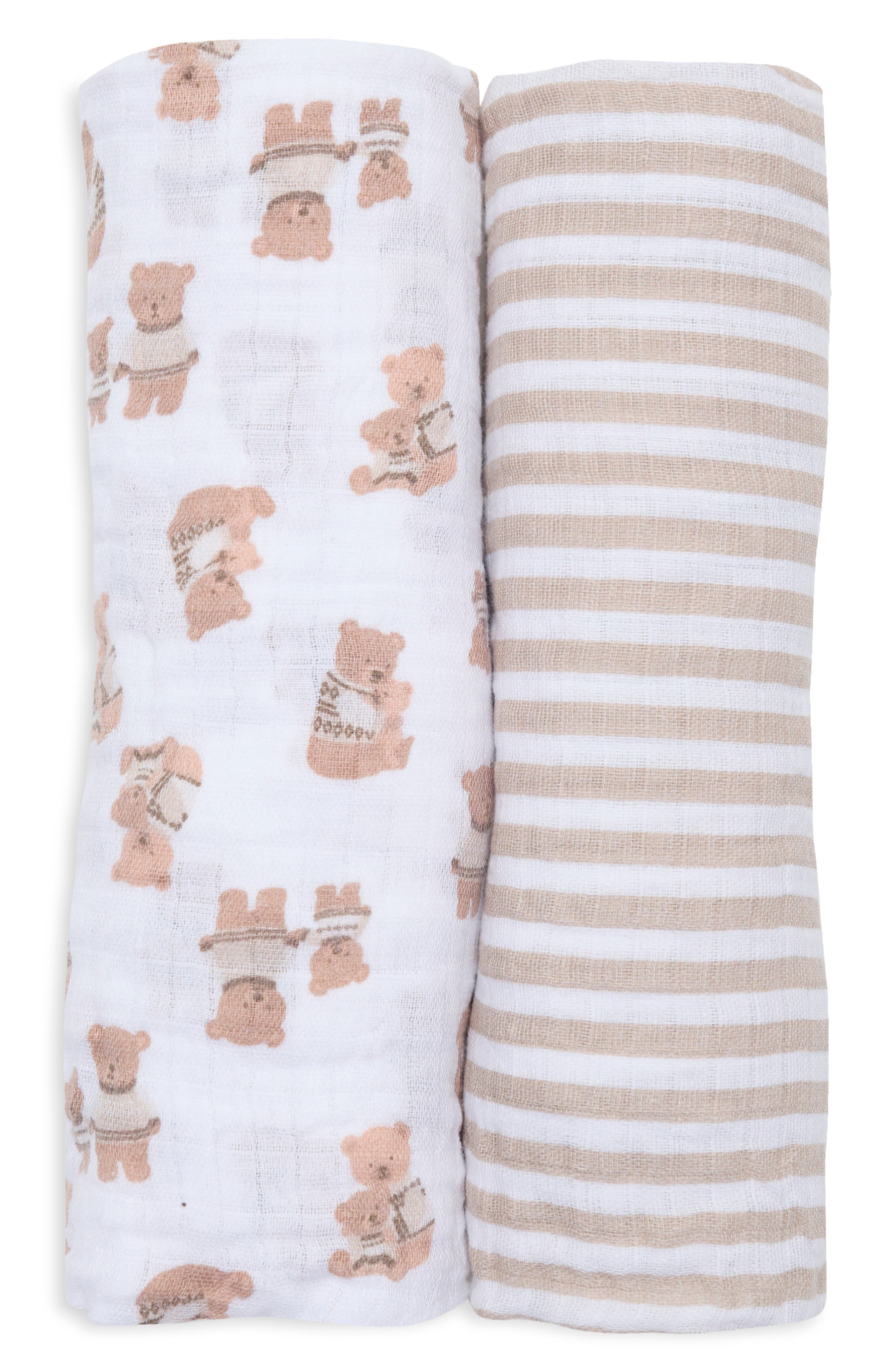 2-Pack Muslin Blankets