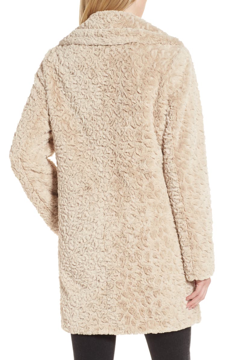 Kenneth Cole New York Faux Fur Coat, Alternate, color,