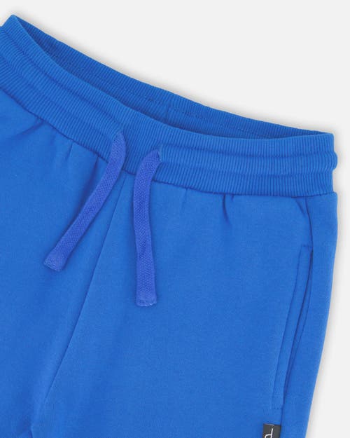 Deux Par Deux Fleece Sweatpants In Blue