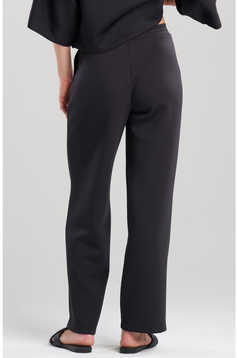 Udon Scuba Knit Pajama Pants, Alternate, color, BLACK