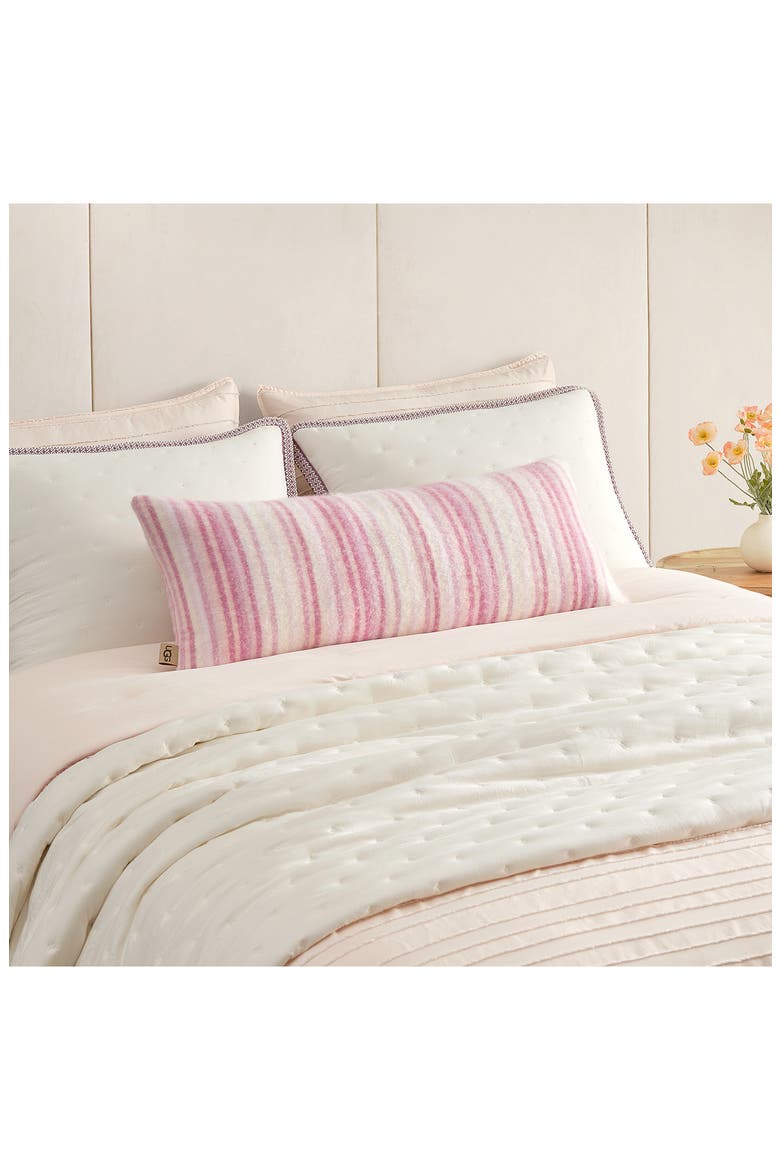 Joana Accent Pillow, Alternate, color, CREAM / DUSTY ORCHID
