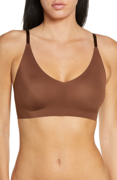 True & Co. True Body Lift Triangle Full Cup Adjustable Strap Bra In Brown