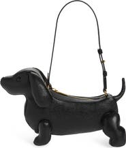 Thom Browne Hector Leather Baguette Shoulder Bag