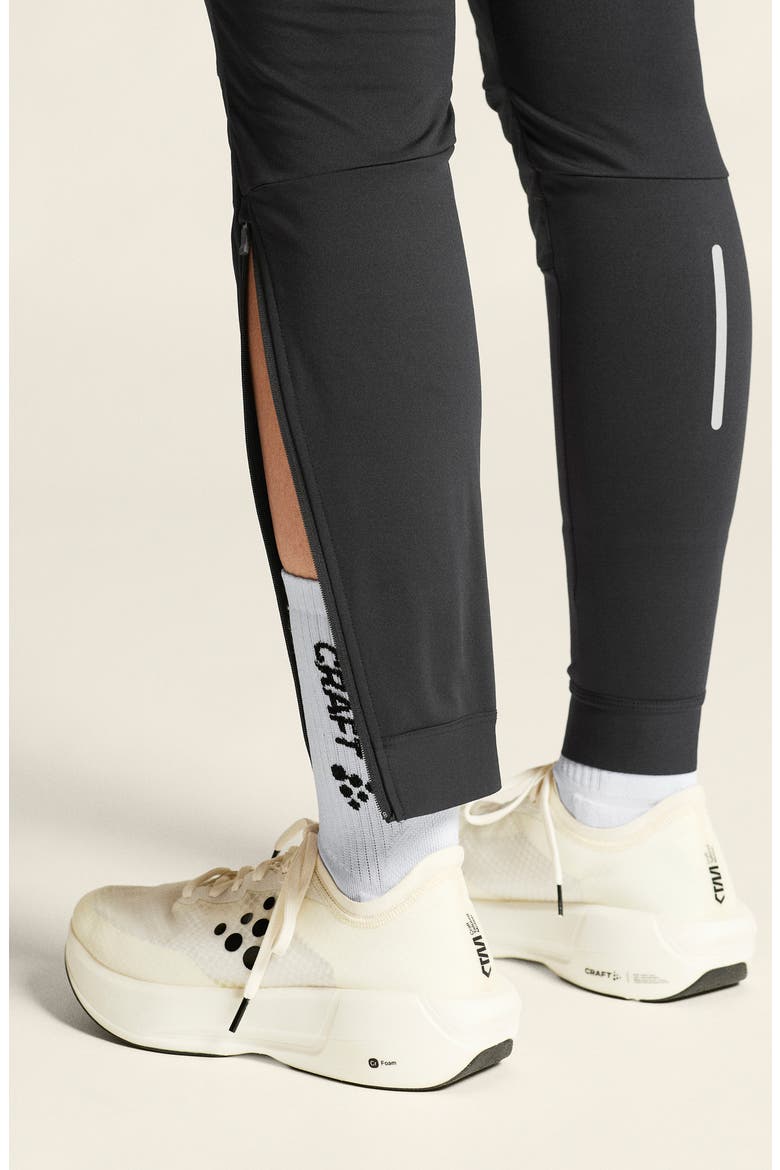 SubZ Light Running Tights, Alternate, color, BLACK