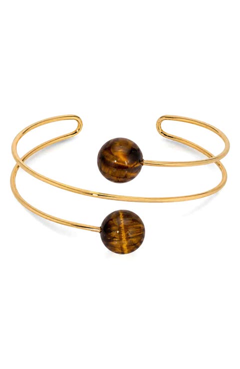 Summer Escape Tiger's Eye Cuff