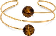 Ettika Summer Escape Tiger's Eye Cuff