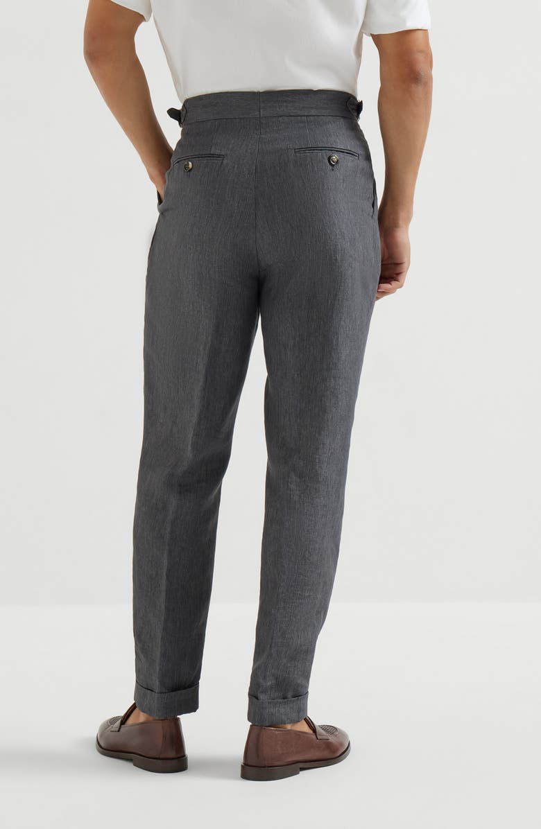 Brunello Cucinelli Tailor fit trousers, Alternate, color, Anthracite