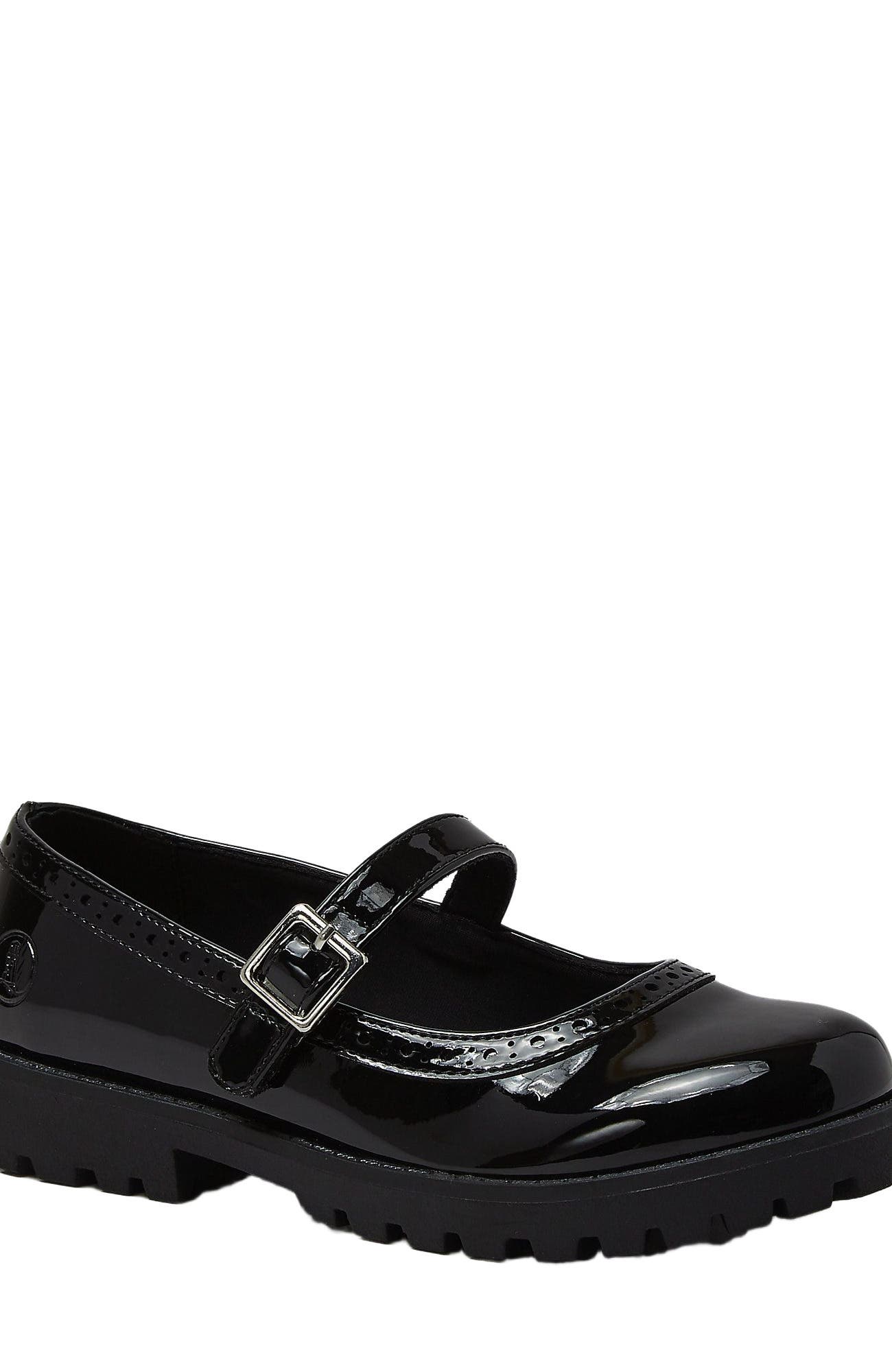 Lands' End Girls Easy On Classic Mary Jane, Main, color, Black Patent