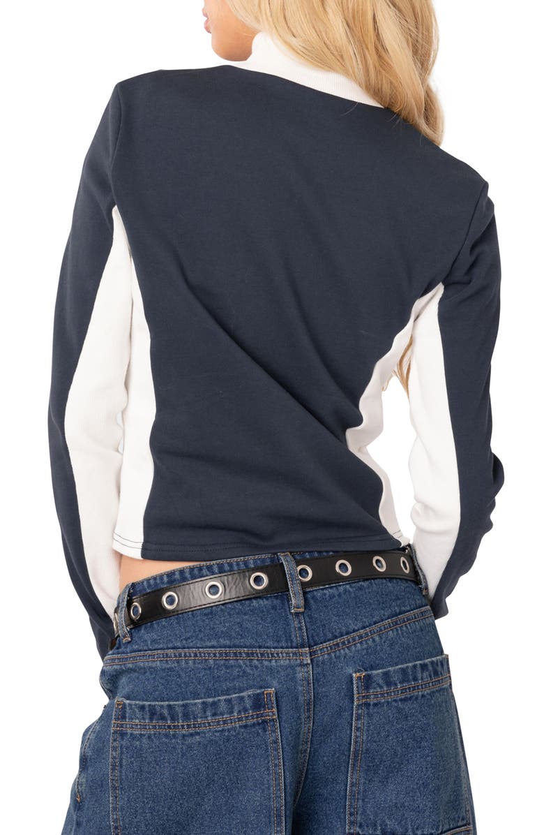 EDIKTED Boss Babe Colorblock Jacket, Alternate, color, 