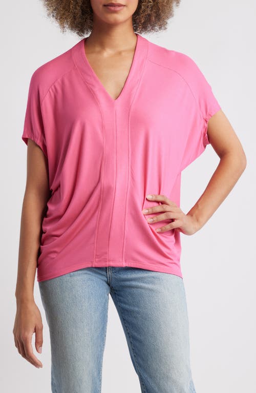 APNY Dolman Sleeve Tunic in Flamingo 