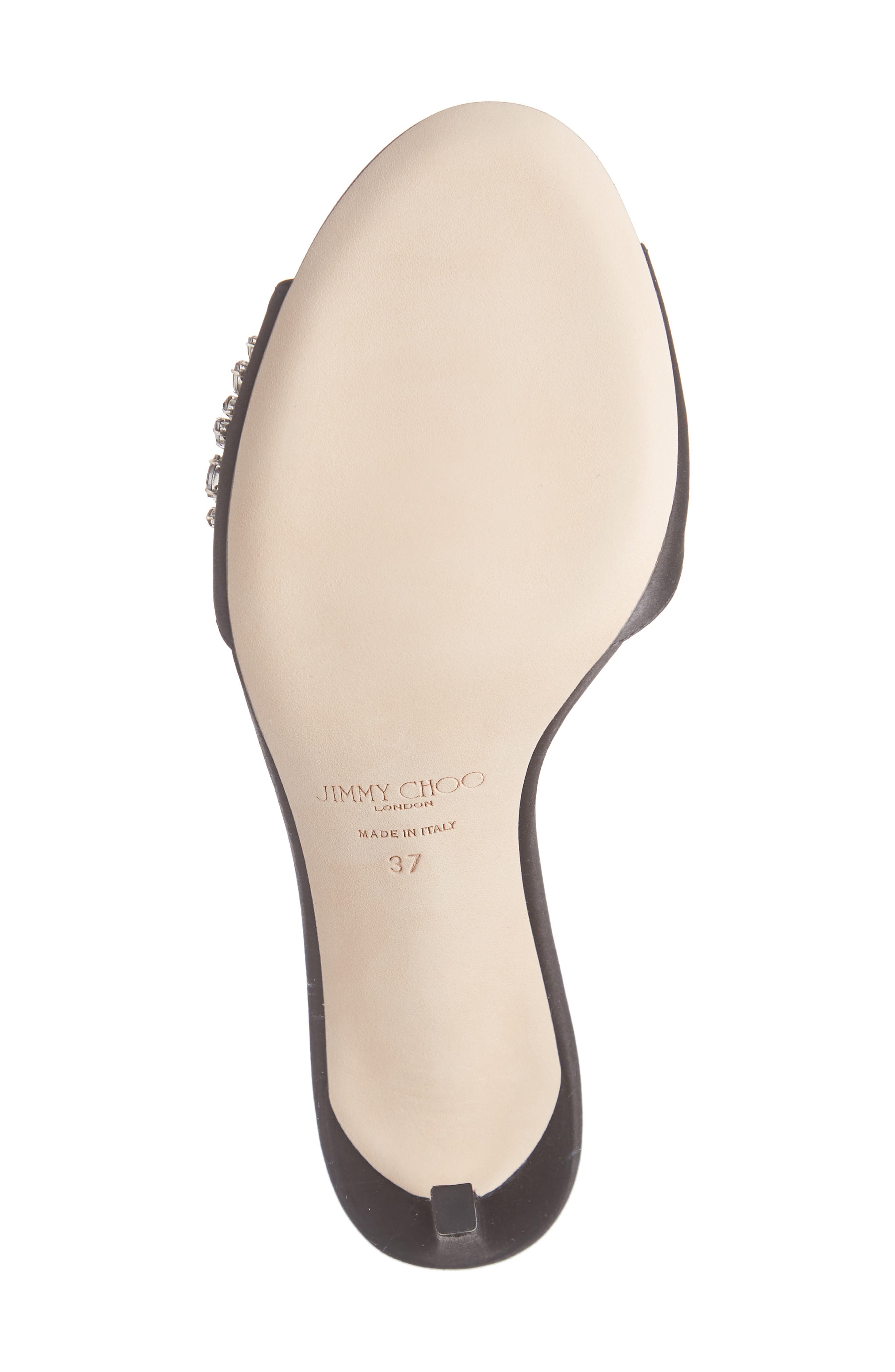 Jimmy Choo Stacey Crystal Embellished Slide Sandal, Alternate, color, 