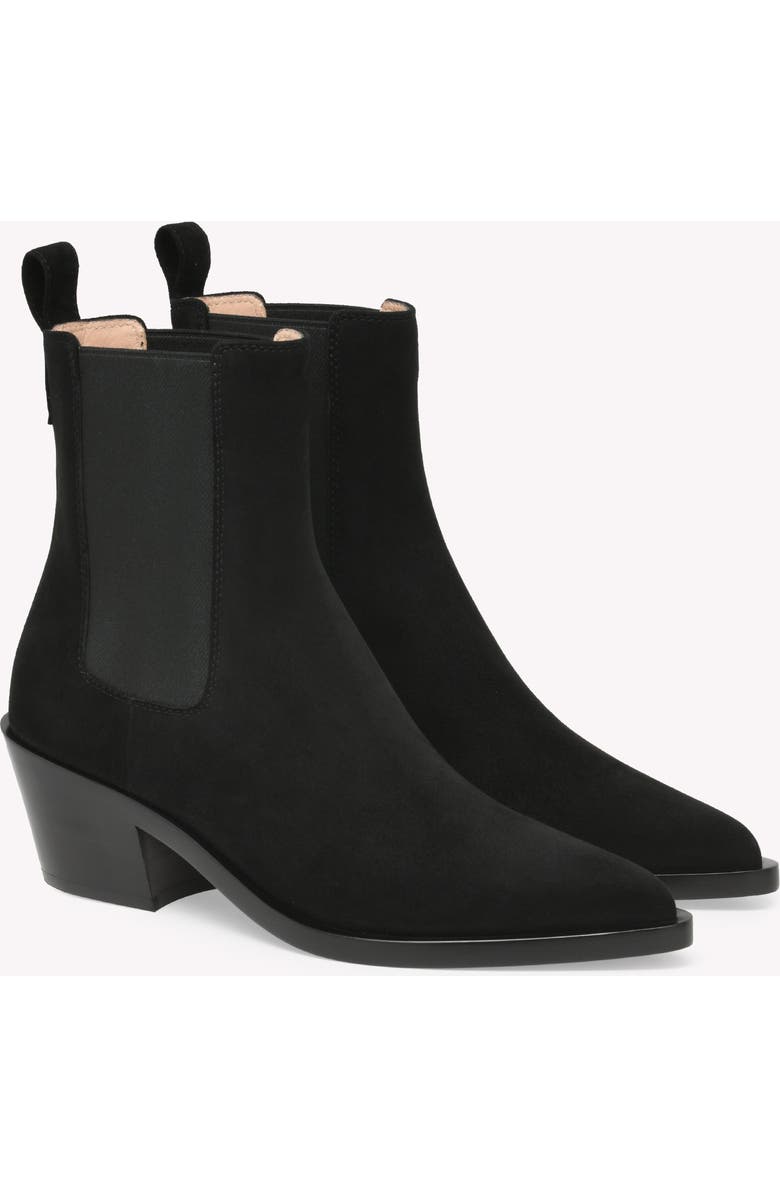 Gianvito Rossi Wylie Bootie, Alternate, color, Black Suede